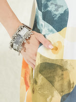 Aqua Green Rayon A-Line Kurta thumbnail 2