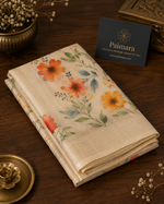 Aquarelle Tissue silk saree thumbnail 2