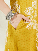 Mustard Rayon A-Line Kurta thumbnail 5