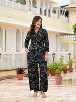 Paimara Black Printed Co-ords Sets thumbnail 1