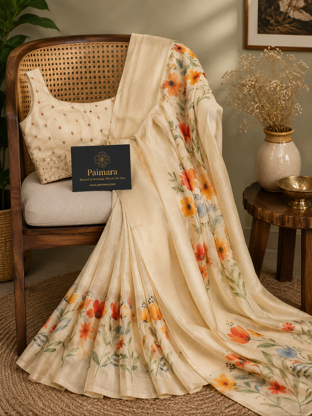 Aquarelle Tissue silk saree