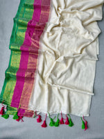 Paimara Onam special pink-green saree thumbnail 6