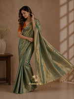 Zarna Tissue saree thumbnail 3