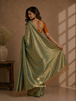 Zarna Tissue saree thumbnail 1