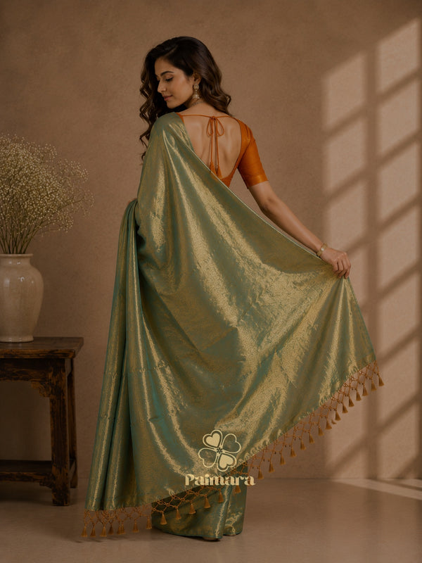 Zarna Tissue saree