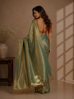 Zarna Tissue saree thumbnail 2