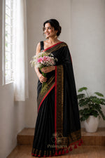 KAALA NOKSA Premium  Mul Cotton Saree thumbnail 6