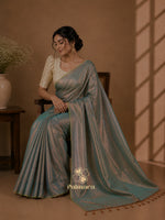 Moonlight tissue saree thumbnail 1