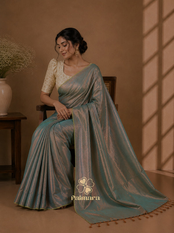 Moonlight tissue saree