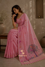 Gulabi vriksha muga saree thumbnail 2