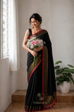 KAALA NOKSA Premium  Mul Cotton Saree thumbnail 7