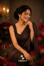 Coffee Crush Beads Butti Saree thumbnail 9