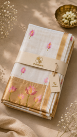 THAMARA PAITHANI - Silk Linen Zari Pallu Saree thumbnail 3