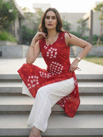Traditional Bandhani  Kurthi Top thumbnail 5