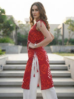 Traditional Bandhani  Kurthi Top thumbnail 4