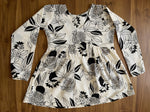 White-Black Cotton Fancy Flared Short Kurti & Tunic - thumbnail 6