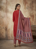 Maroon Woman Cotton Kurti thumbnail 1