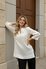 Classic White cotton Fancy Top thumbnail 2