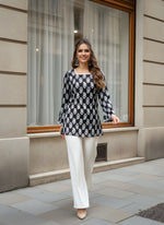 Black cotton Fancy straight Short kurti thumbnail 5